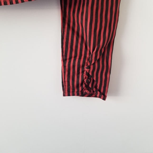 Free People Caroline stripe long sleeve top size M - Picture 6 of 11